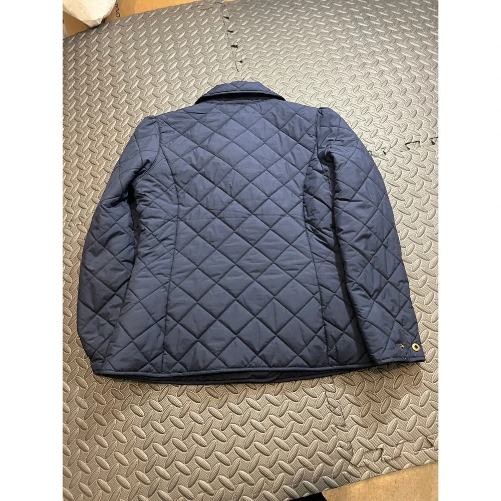 Ralph Lauren Girl's Blue Quilted Jacket‎ Winter Size XL peacoat double breasted